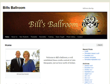 Tablet Screenshot of billsballroom.com